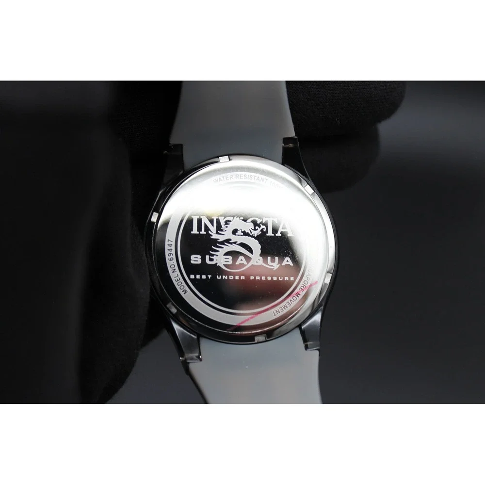 Invicta Subaqua Quartz‎ Watch 100M Water Resistant Silicone Strap 69447 69449